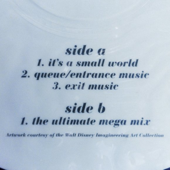 Disney Parks it's a small world Vinyl Record Picture Disc Attraction Soundtrack - Picture 6 of 9